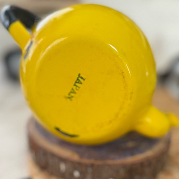 Small yellow vintage Japanese teapot - Picture 3 of 3